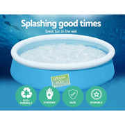 Bestway Kids Pool 152x38cm Round Inflatable Above Ground Swimming Pools 477L BW-POOL-KID-R-152-57241