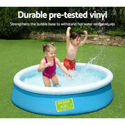 Bestway Kids Pool 152x38cm Round Inflatable Above Ground Swimming Pools 477L BW-POOL-KID-R-152-57241