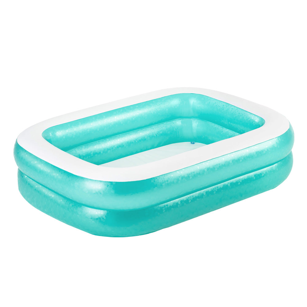 Bestway Kids Pool 200x146x48cm Inflatable Above Ground Swimming Pools 450L BW-POOL-KID-SQ-54005