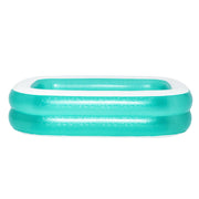Bestway Kids Pool 200x146x48cm Inflatable Above Ground Swimming Pools 450L BW-POOL-KID-SQ-54005