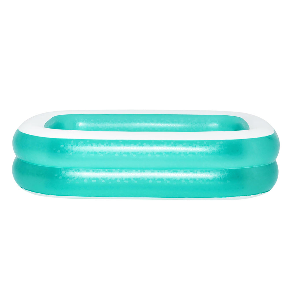 Bestway Kids Pool 200x146x48cm Inflatable Above Ground Swimming Pools 450L BW-POOL-KID-SQ-54005