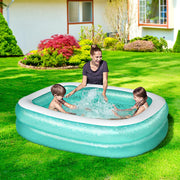 Bestway Kids Pool 200x146x48cm Inflatable Above Ground Swimming Pools 450L BW-POOL-KID-SQ-54005