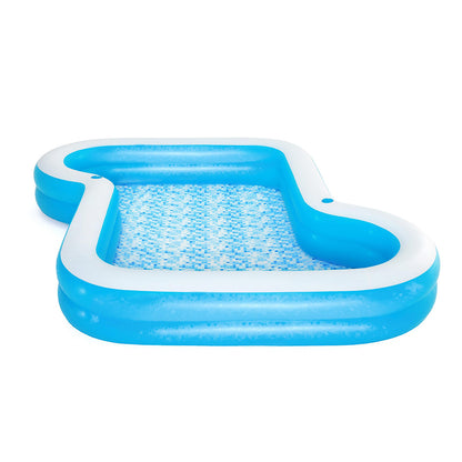 Bestway Kids Pool 305x274x46cm Inflatable Above Ground Swimming Pools 1207L BW-POOL-KID-SQ-54321