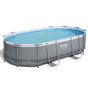 Bestway 488x305x107cm Swimming Pool Steel Frame Set w/ Pump Filter Ladder Cover BW-POOL-OV-488-56450