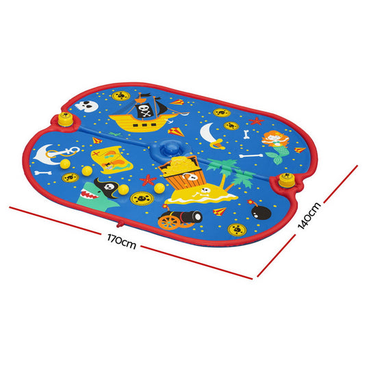 Bestway Kids Splash Pad Pool Sprinkler Spray Play Mat Water Fun Toys 170cm x140cm BW-POOL-PLAY-52725