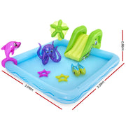 Bestway Kids Pool 239x206x86cm Inflatable Above Ground Swimming Play Pools 308L BW-POOL-PLAY-53052
