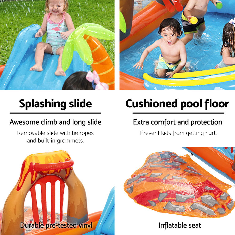 Bestway Kids Pool 265x265x104cm Inflatable Above Ground Swimming Play Pools 208L BW-POOL-PLAY-53069