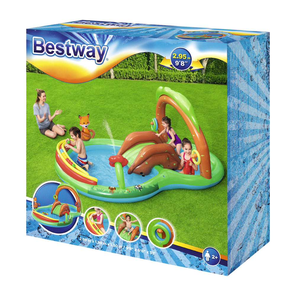 Bestway Kids Pool 295x199x130cm Inflatable Above Ground Swimming Play Pools 111L BW-POOL-PLAY-53093