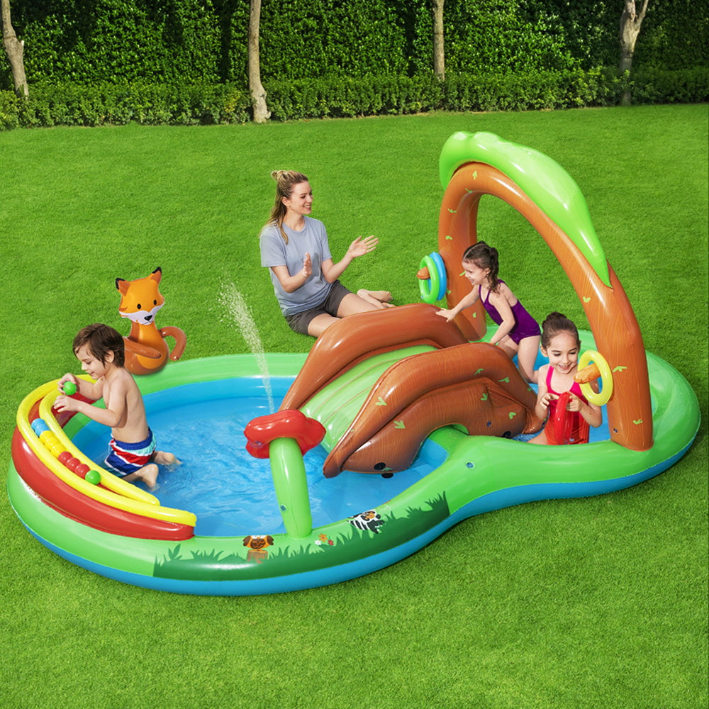 Bestway Kids Pool 295x199x130cm Inflatable Above Ground Swimming Play Pools 111L BW-POOL-PLAY-53093