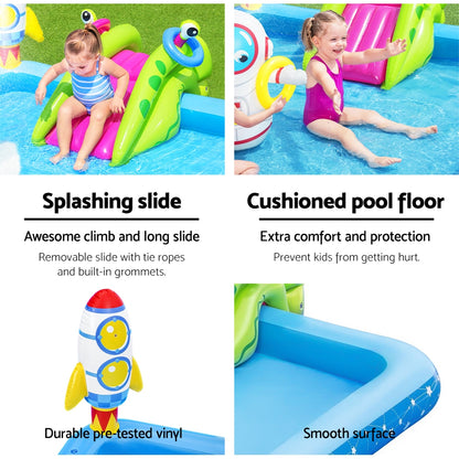 Bestway Kids Pool 228x206x84cm Inflatable Above Ground Swimming Play Pools 308L BW-POOL-PLAY-53126