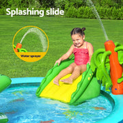 Bestway Kids Inflatable Splash Play Pool with Slide Ball Crocodile Fishing Net BW-POOL-PLAY-53166