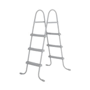 Bestway Swimming Pool 404x201x100cm Steel Frame Above Ground Pools Filter Pump Ladder 6478L BW-POOL-SQ-4M-56660
