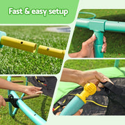 Bestway 8ft Trampoline Kids Rebounder Safety Net Enclosure Outdoor Fitness 2.44m for Ages 6+ BW-TRAMPO-59102