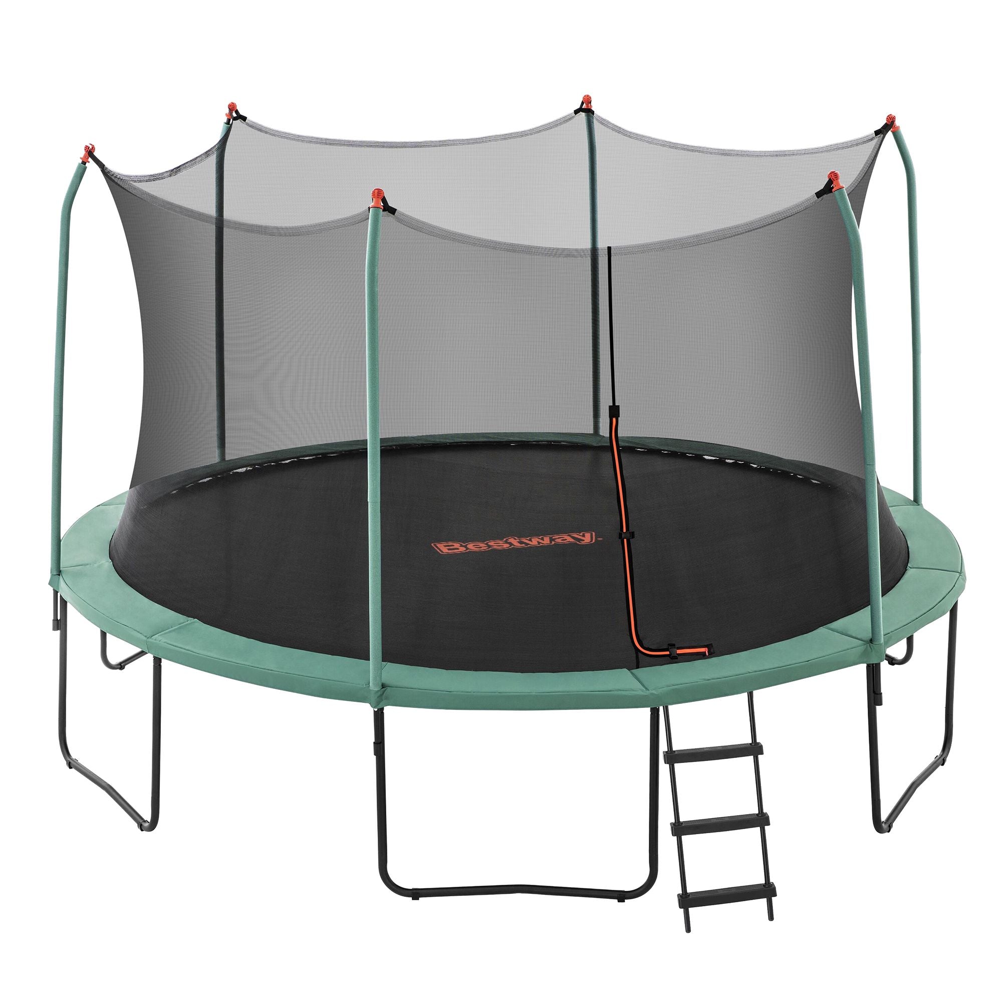 Bestway 14ft Trampoline Kids Rebounder Safety Net Enclosure Outdoor Fitness 4.27m for Ages 6+ BW-TRAMPO-59105