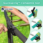 Bestway 14ft Trampoline Kids Rebounder Safety Net Enclosure Outdoor Fitness 4.27m for Ages 6+ BW-TRAMPO-59105