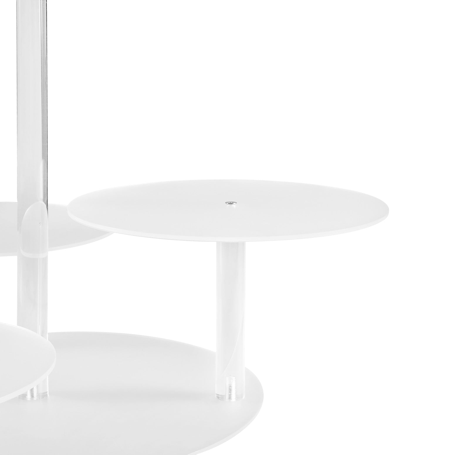 5-Star Chef Cake Stand 5 Tiers Acrylic Holder Display Round Clear Wedding Party CAKE-STAND-4T01-ACRY
