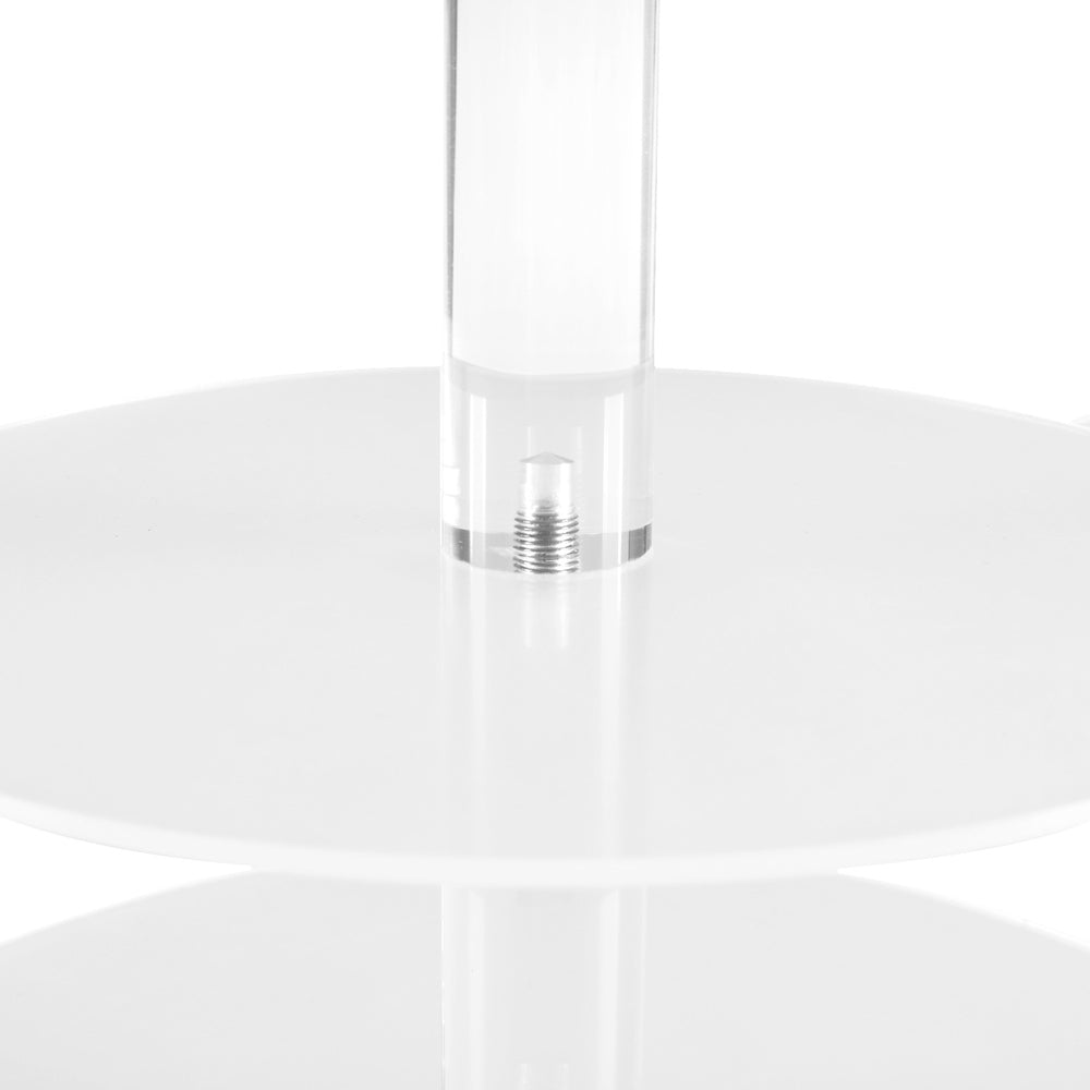 5-Star Chef Cake Stand 5 Tiers Acrylic Holder Display Round Clear Wedding Party CAKE-STAND-5T-ACRY