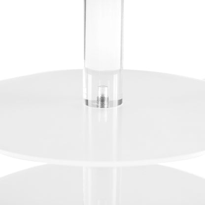 5-Star Chef Cake Stand 5 Tiers Acrylic Holder Display Round Clear Wedding Party CAKE-STAND-5T-ACRY
