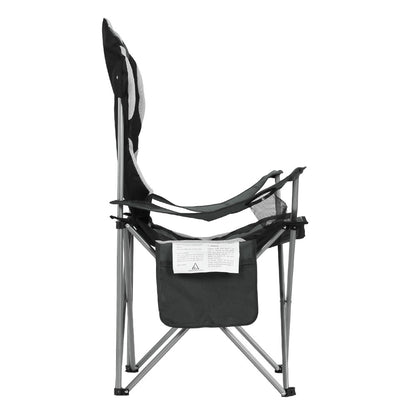 Weisshorn Camping Folding Chair Portable Outdoor Hiking Fishing Picnic Grey 2pcs CAMP-B-C-61-GR-FC2