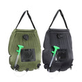 Weisshorn Camping Shower Bag 20L Set of 2 Portable Green Black CAMP-B-SHOWER-20L-D-GN