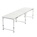 Weisshorn Folding Camping Table 240CM Portable Outdoor Picnic BBQ Aluminium Desk CAMP-B-T-MDF-240