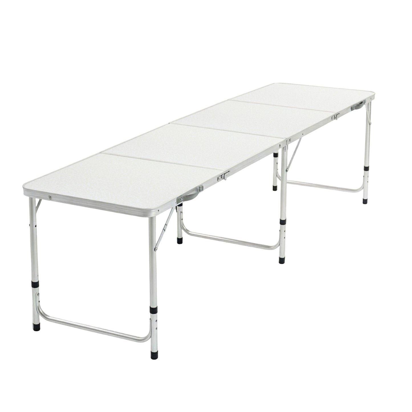 Weisshorn Folding Camping Table 240CM Portable Outdoor Picnic BBQ Aluminium Desk CAMP-B-T-MDF-240