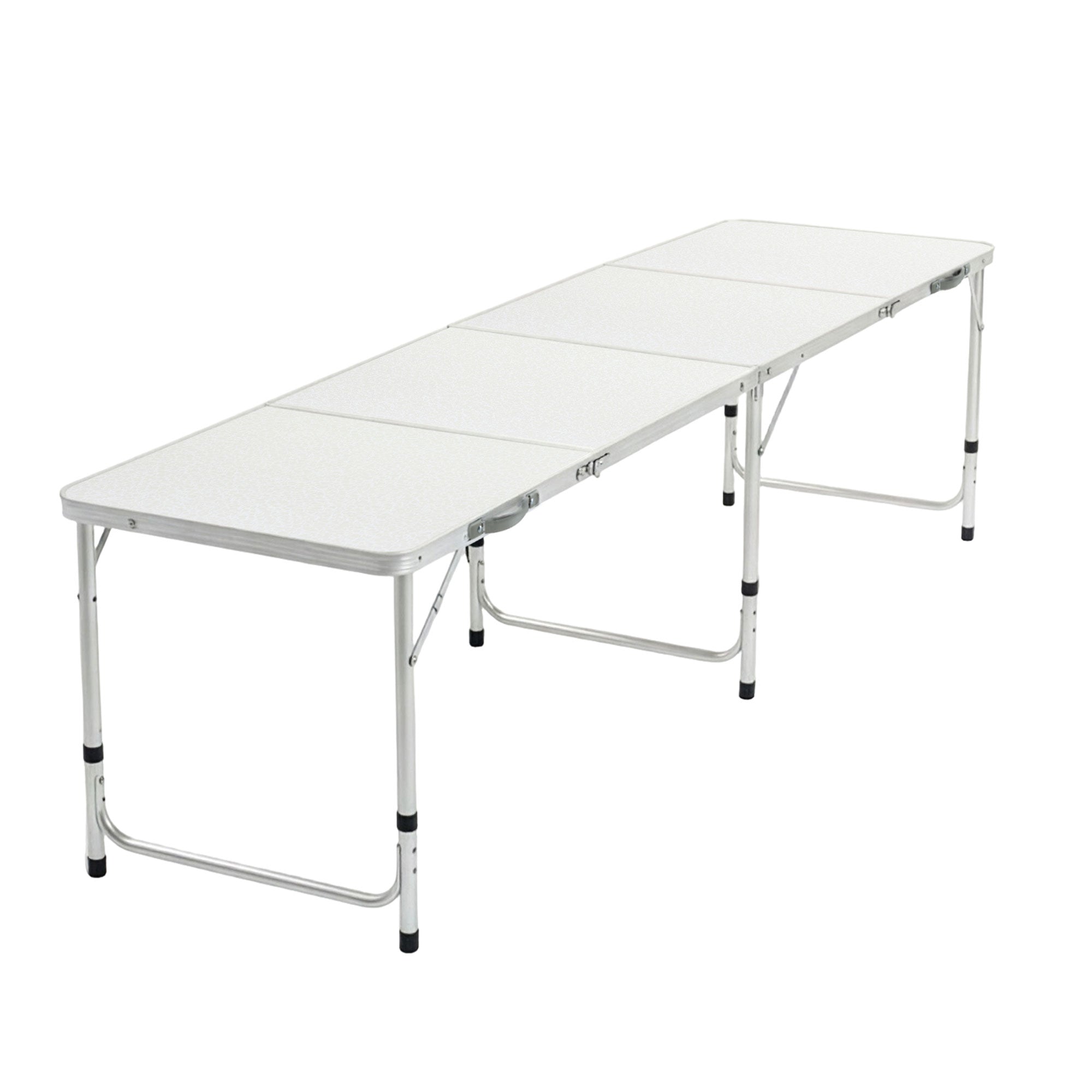 Weisshorn Folding Camping Table 240CM Portable Outdoor Picnic BBQ Aluminium Desk CAMP-B-T-MDF-240