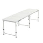 Weisshorn Folding Camping Table 240CM Portable Outdoor Picnic BBQ Aluminium Desk CAMP-B-T-MDF-240