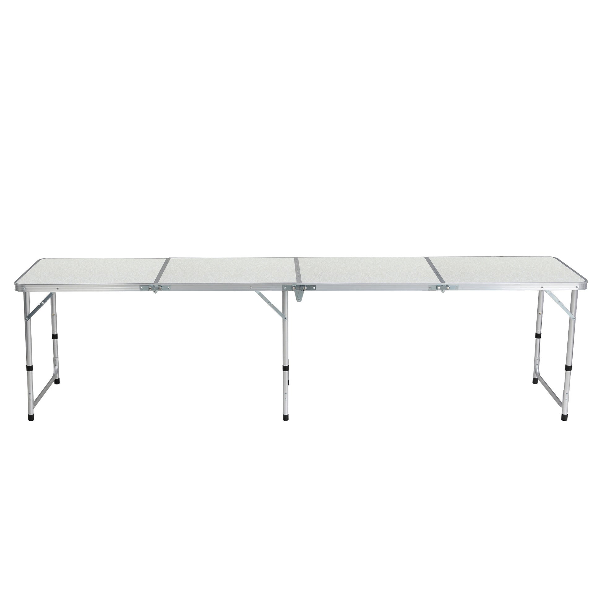 Weisshorn Folding Camping Table 240CM Portable Outdoor Picnic BBQ Aluminium Desk CAMP-B-T-MDF-240