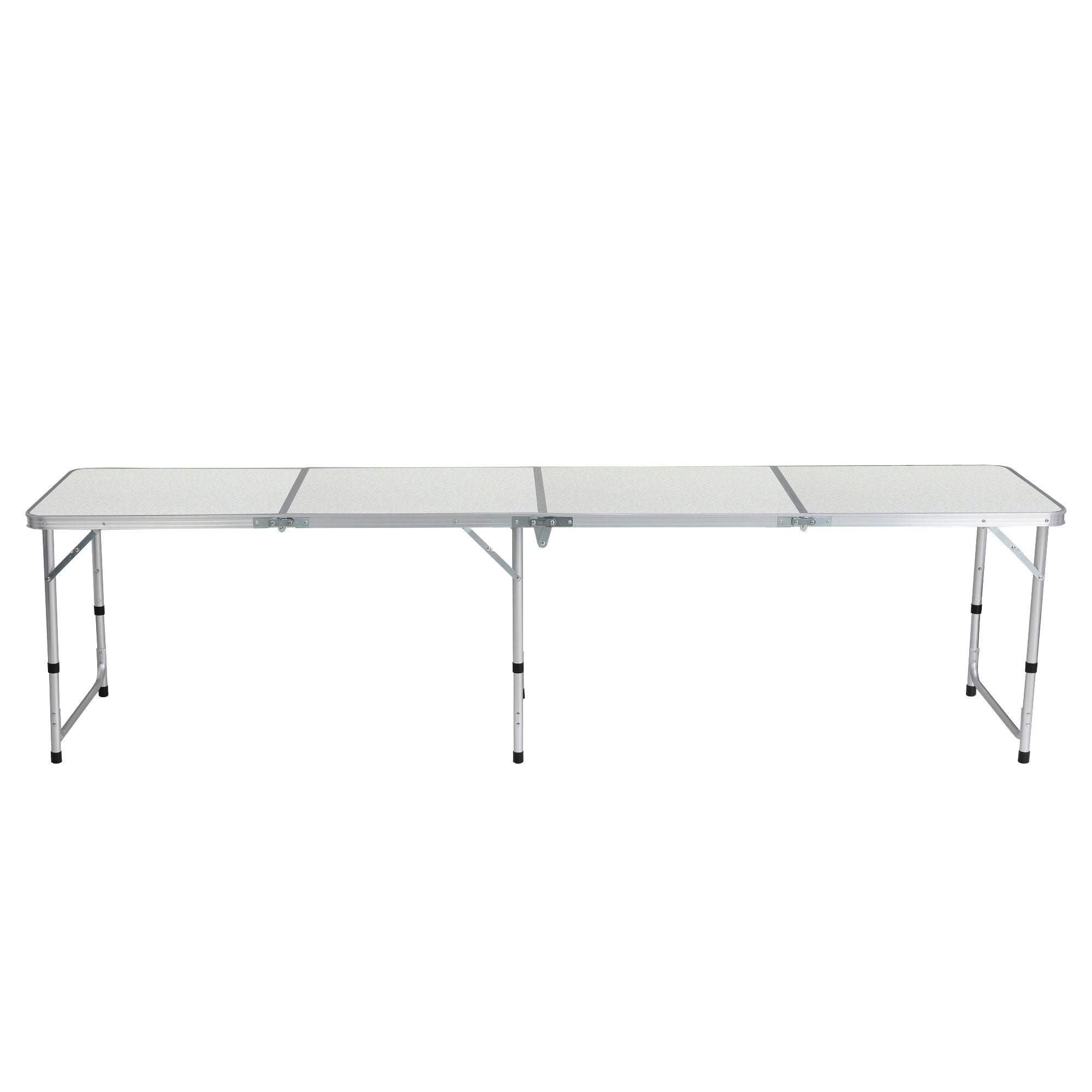 Weisshorn Folding Camping Table 240CM Portable Outdoor Picnic BBQ Aluminium Desk CAMP-B-T-MDF-240