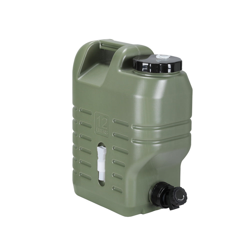 Weisshorn12L Water Container Jerry Can Bucket Camping Outdoor Storage Tank CAMP-B-TANK-12L-GN