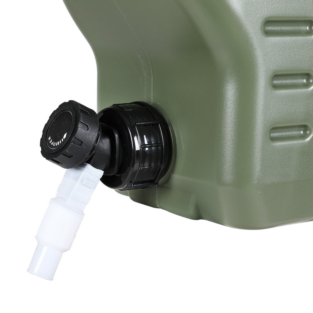 Weisshorn12L Water Container Jerry Can Bucket Camping Outdoor Storage Tank CAMP-B-TANK-12L-GN
