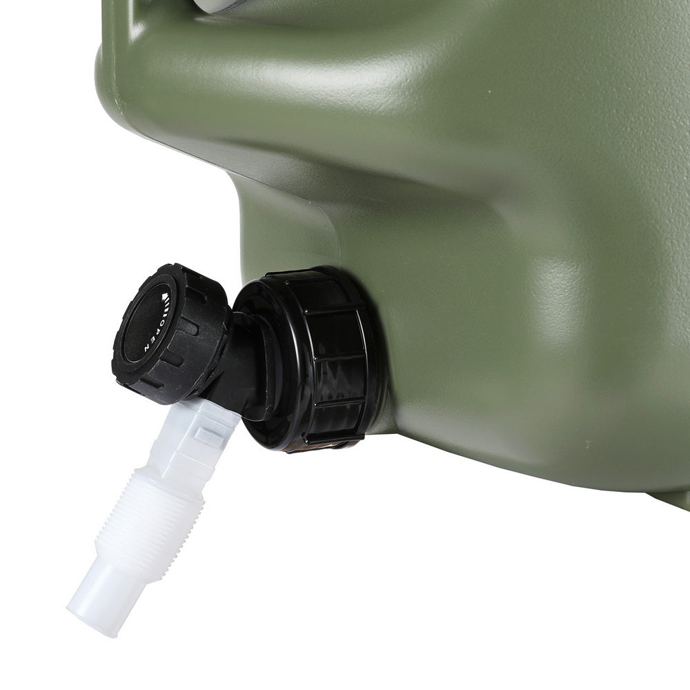 Weisshorn 25L Water Container Jerry Can Bucket Camping Outdoor Storage Tank CAMP-B-TANK-25L-GN
