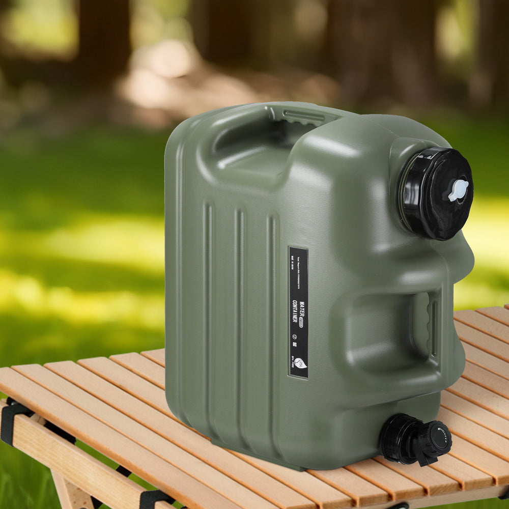 Weisshorn 25L Water Container Jerry Can Bucket Camping Outdoor Storage Tank CAMP-B-TANK-25L-GN