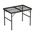 Weisshorn Folding Camping Table 90CM Portable Outdoor Picnic BBQ Aluminium Desk CAMP-C-T-ALUM-90