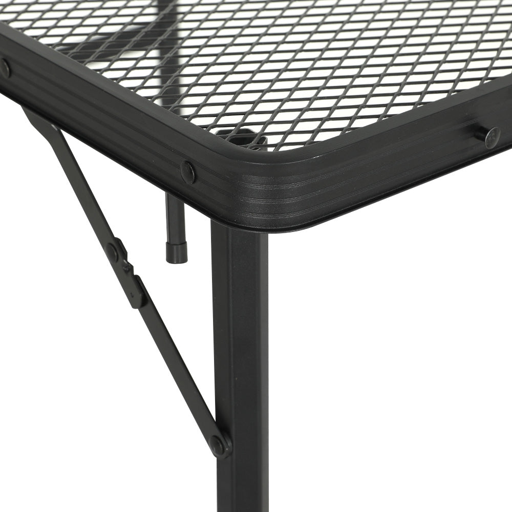 Weisshorn Folding Camping Table 90CM Portable Outdoor Picnic BBQ Aluminium Desk CAMP-C-T-ALUM-90