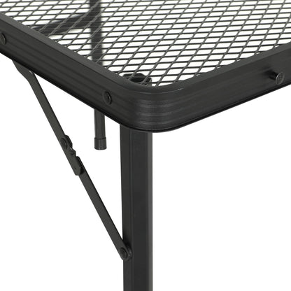 Weisshorn Folding Camping Table 90CM Portable Outdoor Picnic BBQ Aluminium Desk CAMP-C-T-ALUM-90