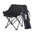 Weisshorn Folding Camping Moon Chair Portable Seat Weight Capacity 120KG Black CAMP-D-C-MOON-S-BK