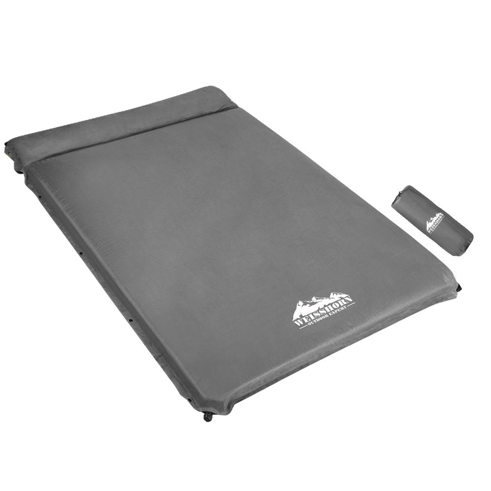 Weisshorn Self Inflating Mattress - Grey CAMP-MAT-INF-DF-GREY