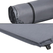 Weisshorn Self Inflating Mattress - Grey CAMP-MAT-INF-DF-GREY