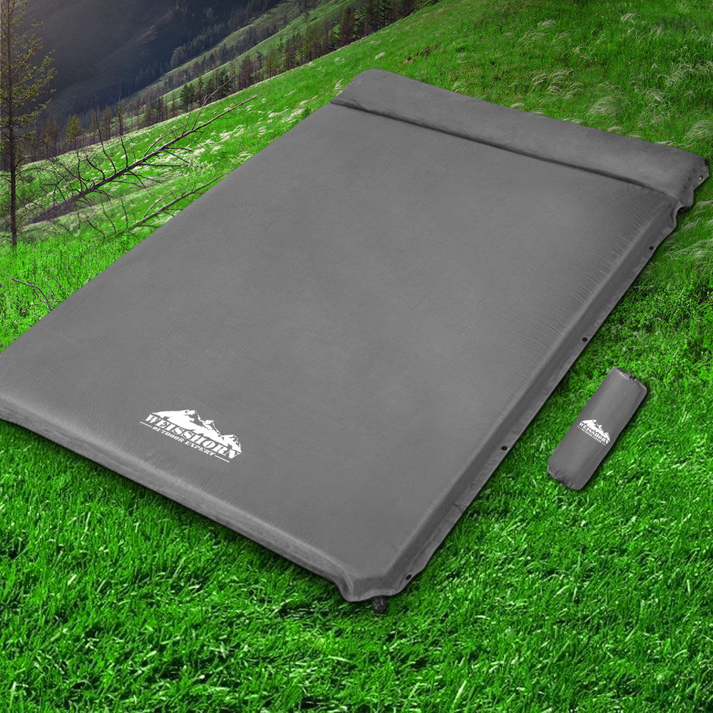 Weisshorn Self Inflating Mattress - Grey CAMP-MAT-INF-DF-GREY