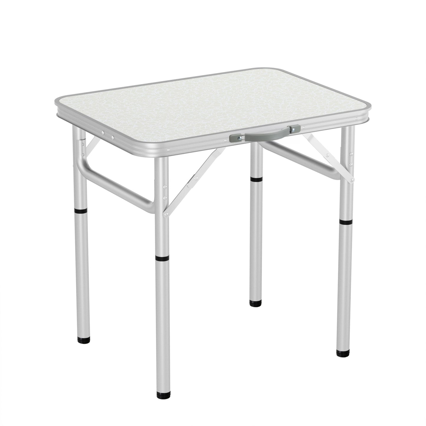 Weisshorn Folding Camping Table 60CM Adjustable Portable Outdoor Picnic Desk CAMP-T-MDF-60