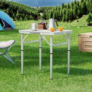 Weisshorn Folding Camping Table 60CM Adjustable Portable Outdoor Picnic Desk CAMP-T-MDF-60