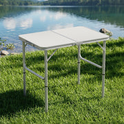 Weisshorn Folding Camping Table 90CM Adjustable Portable Outdoor Picnic Desk CAMP-T-MDF-90