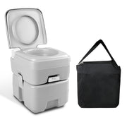 Weisshorn 20L Portable Camping Toilet Outdoor Flush Potty Boating With Bag CAMP-TOILET-20L-T-FC