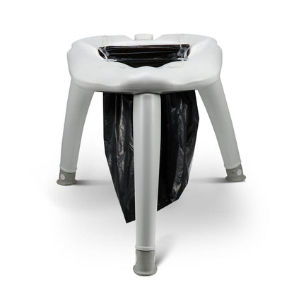 Weisshorn Portable Folding Toilet Camping Outdoor Caravan Plastic Bag CAMP-TOILET-EPOT-HL-GR