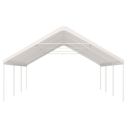 Instahut Carports 6x6m Carport Kits Steel Shelter Gazebo Canopy Garage Portable Garden Shed CAPT-H-6X6-WH-N-ABC