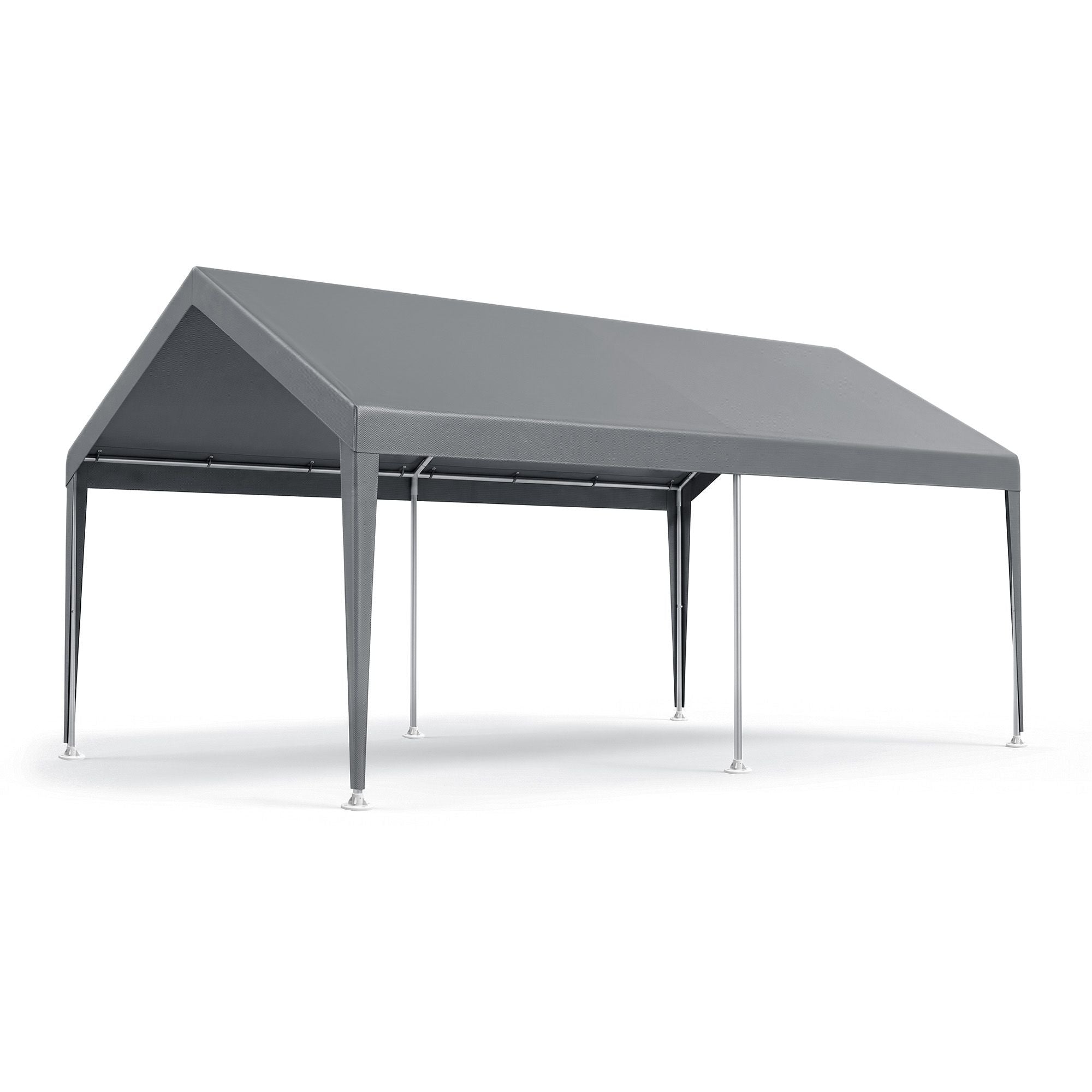 Instahut 3x6m Carports Canopy Tent Portable Garage Outdoor Steel Shelter Grey