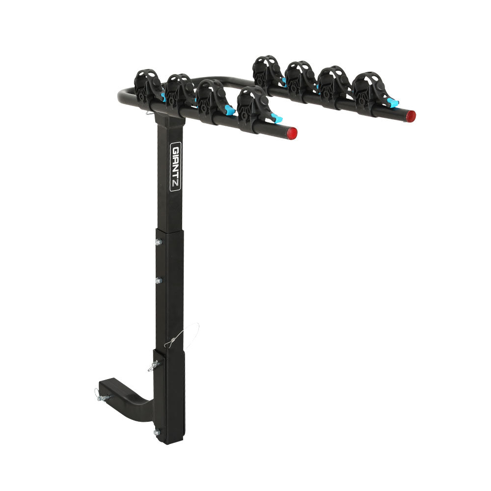 Giantz 4 Bicycle Carrier Bike Rack Car Rear Hitch Mount 2" Towbar Foldable,Giantz 4 Bicycle Carrier Bike Rack CAR-BK-CARRIER-UTUBE4