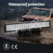 Giantz LED Driving Light 20 Inch Flood Spot Light Bar Driving Lamp Offroad Truck CAR-DL-LED-BAR-20-BK